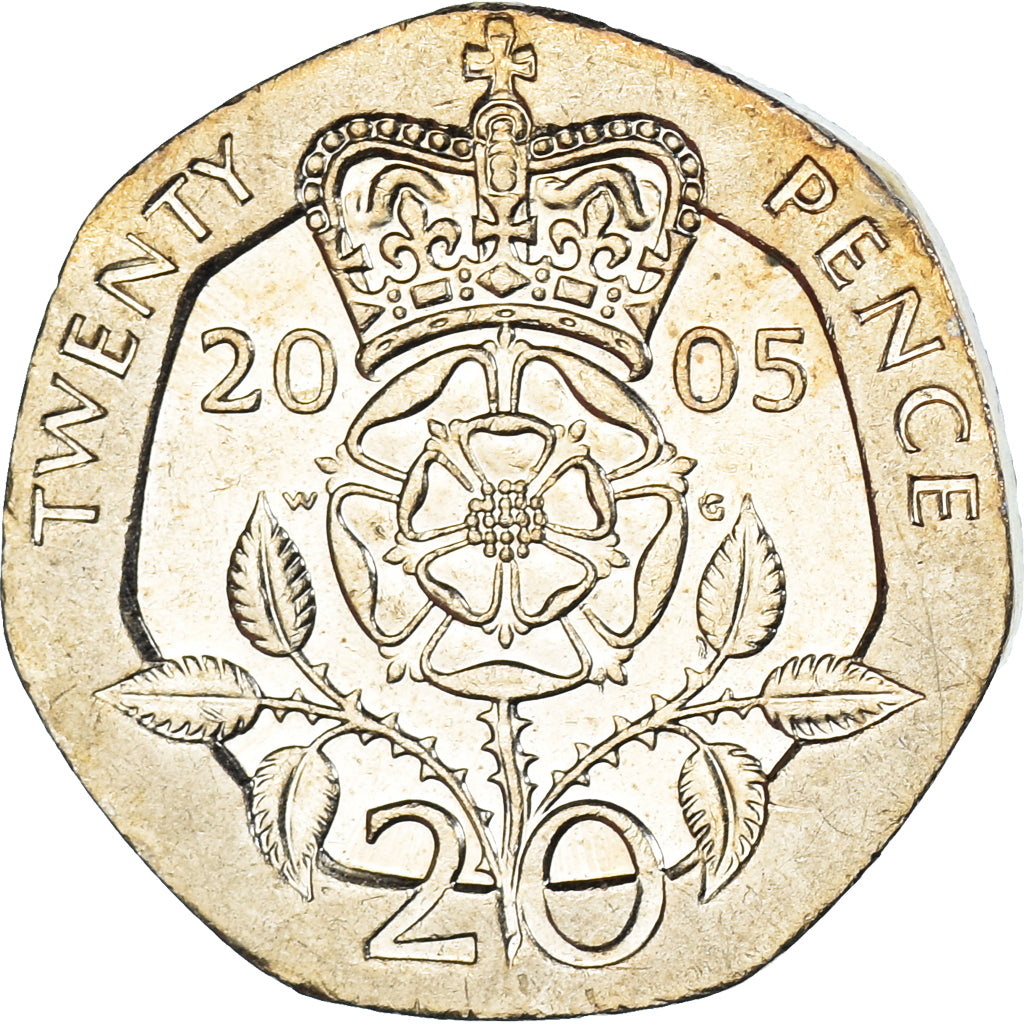Coin, Great Britain, 20 Pence, 2005