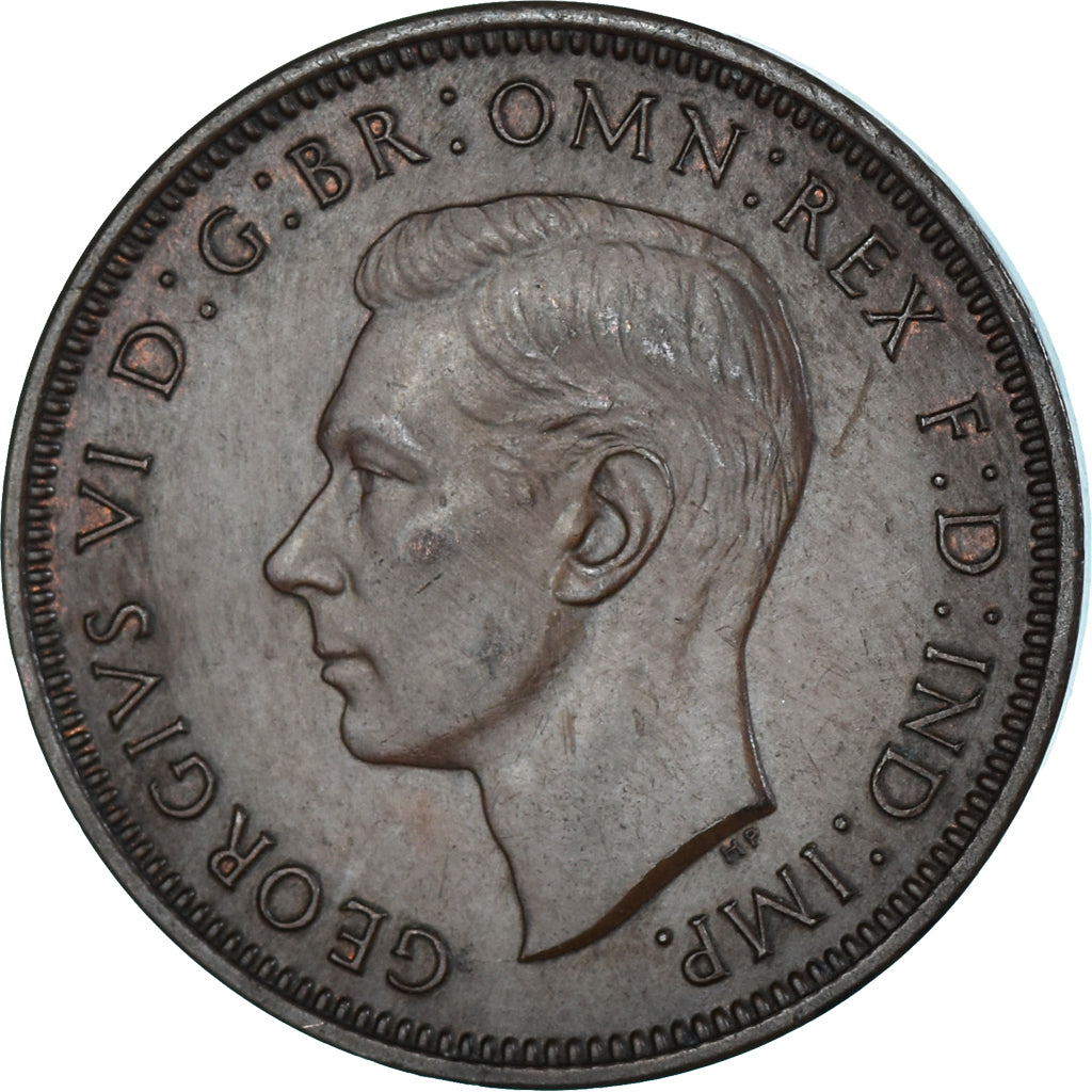 Moneda, Gran Bretaña, 1/2 Penny, 1939