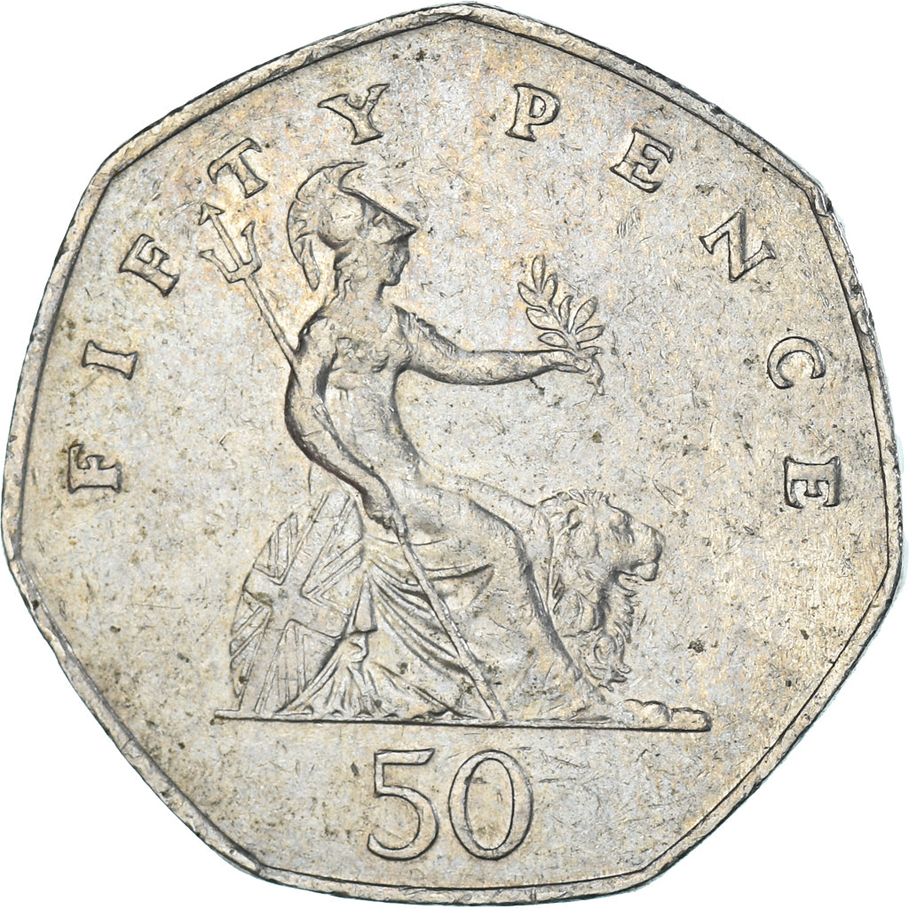 Munten, Groot Bretagne, 50 Pence, 1982
