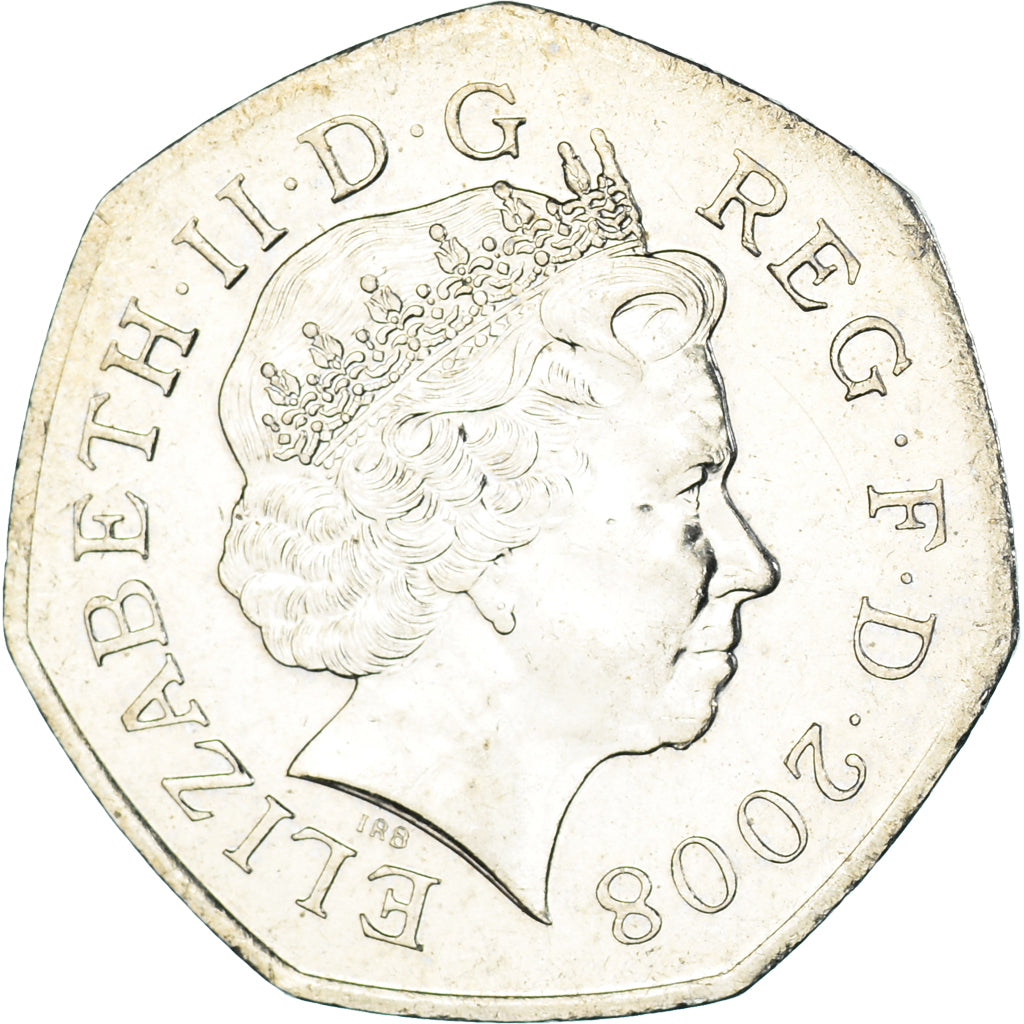 Moneda, Gran Bretaña, 50 Pence, 2008
