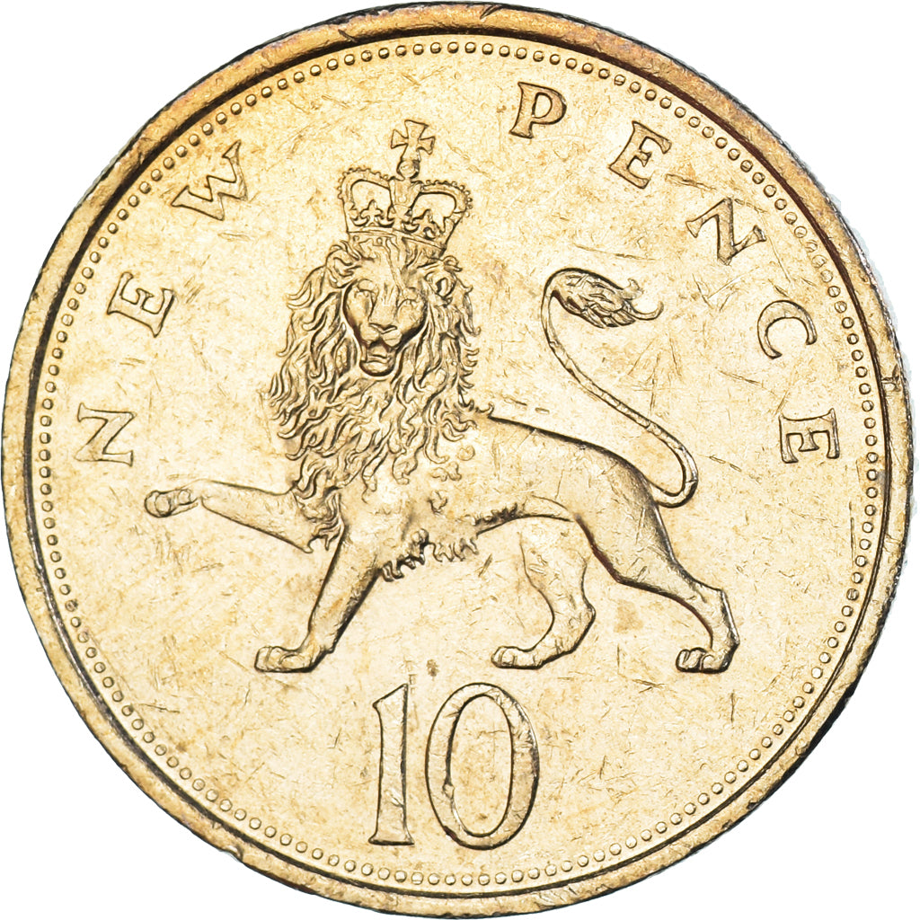 Monnaie, Grande-Bretagne, 10 New Pence, 1980