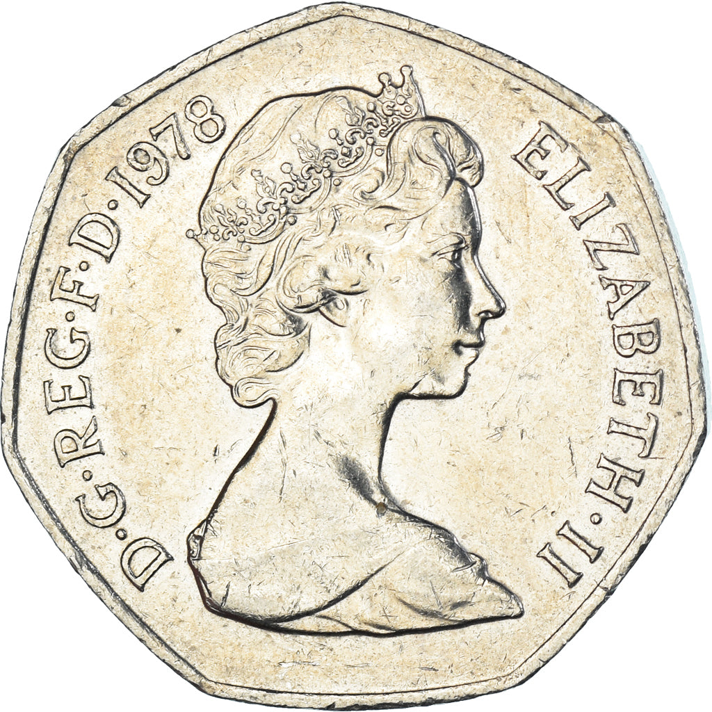 Monnaie, Grande-Bretagne, 50 New Pence, 1978