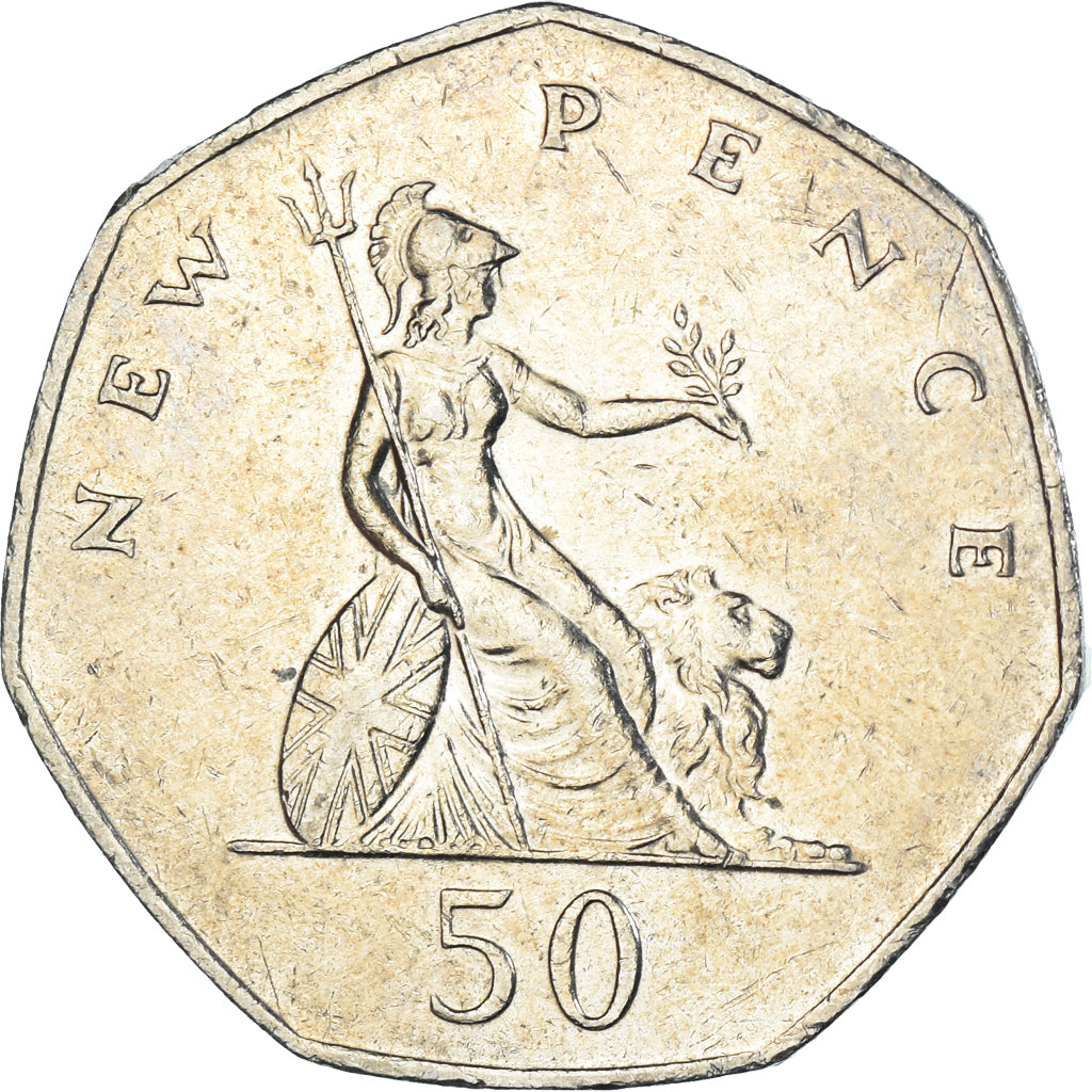 Monnaie, Grande-Bretagne, 50 New Pence, 1978