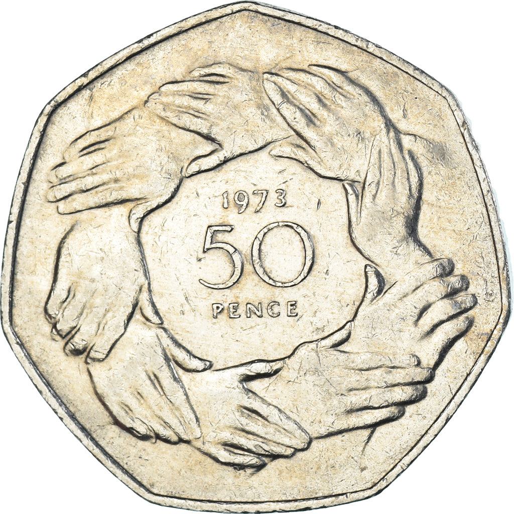 Moneta, Gran Bretagna, 50 Pence, 1973