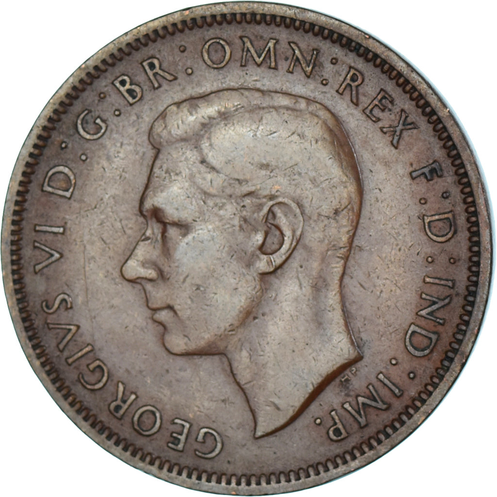 Moneta, Wielka Brytania, 1/2 Penny, 1948