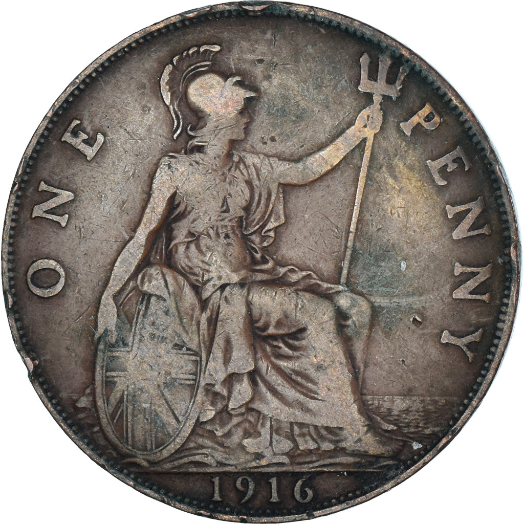 Moneta, Wielka Brytania, Penny, 1916