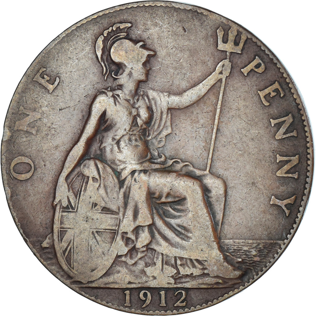 Moneta, Wielka Brytania, Penny, 1912