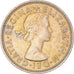 Münze, Großbritannien, Shilling, 1958