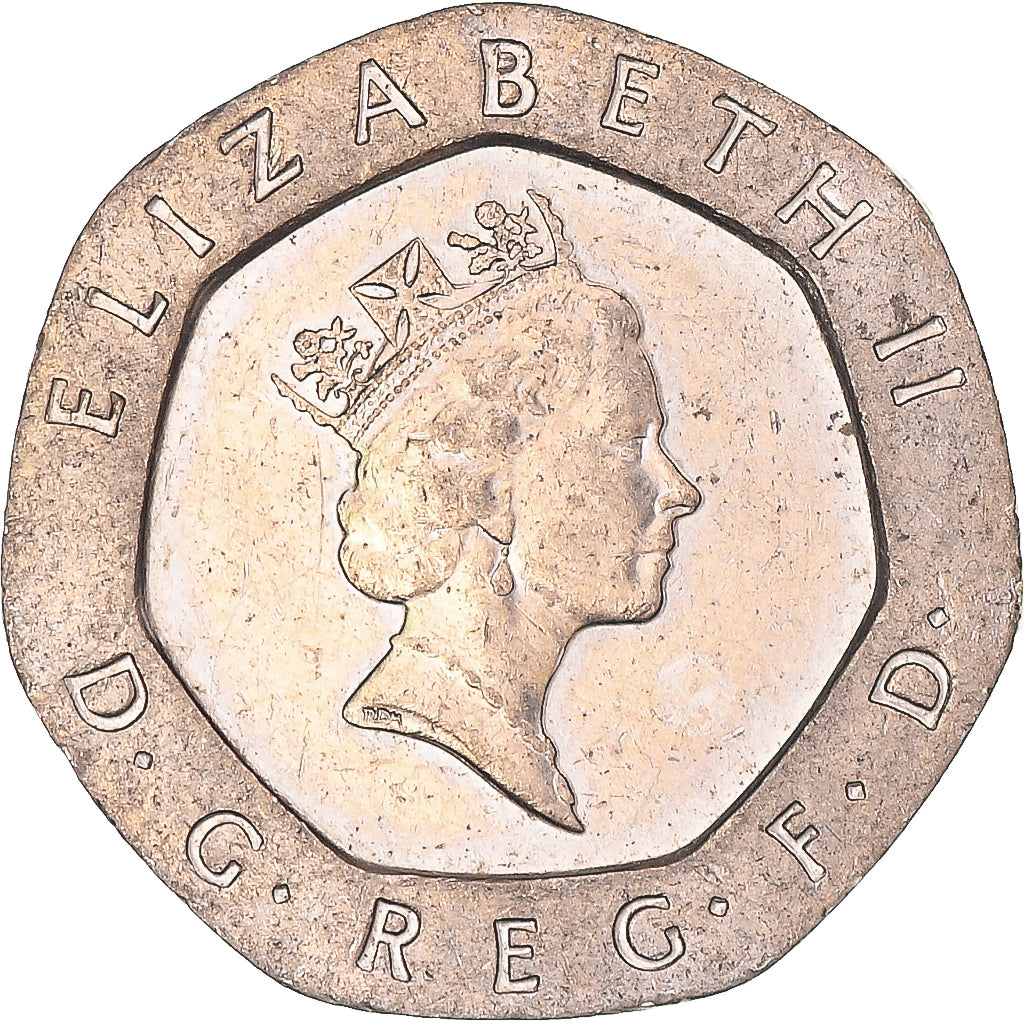 Coin, Great Britain, 20 Pence, 1988