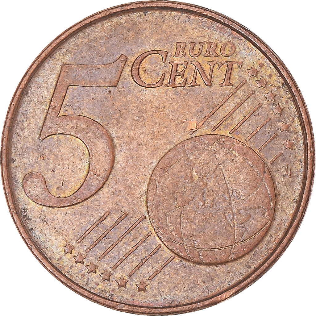 Münze, Niederlande, 5 Euro Cent, 2001