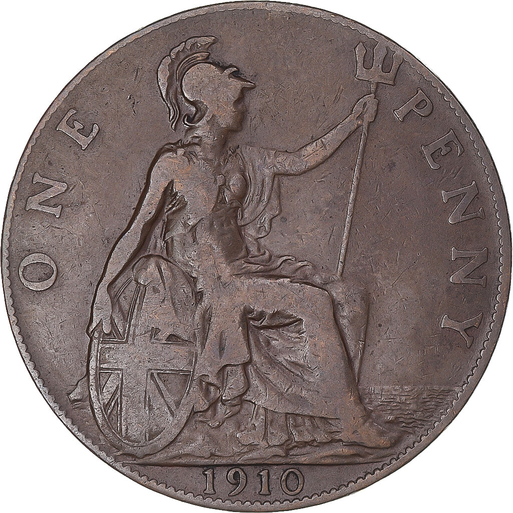 Münze, Großbritannien, Penny, 1910