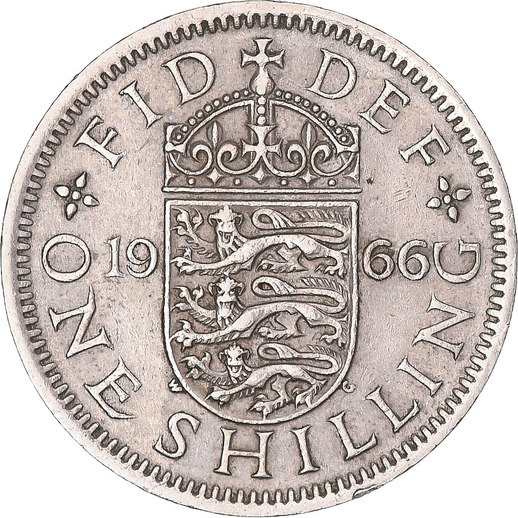 Moneta, Wielka Brytania, Shilling, 1966