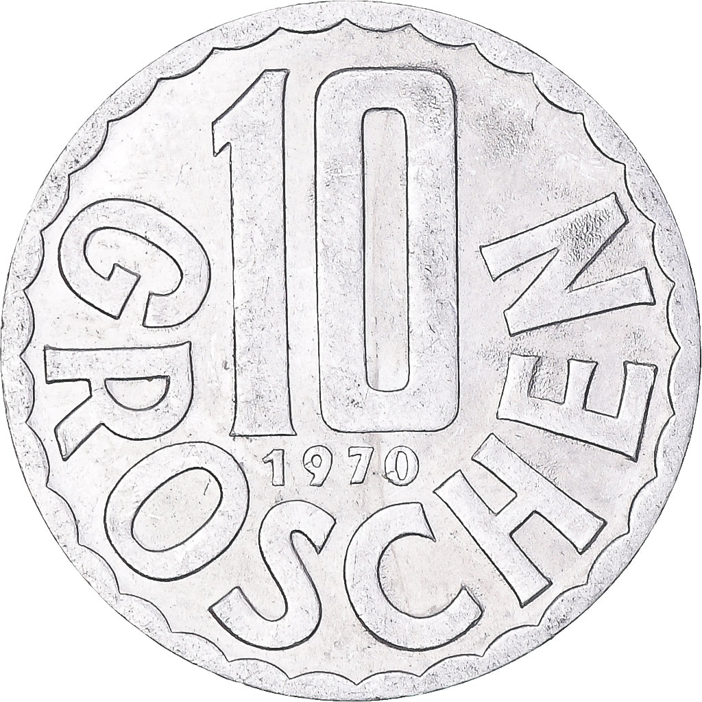 Munten, Oostenrijk, 10 Groschen, 1970
