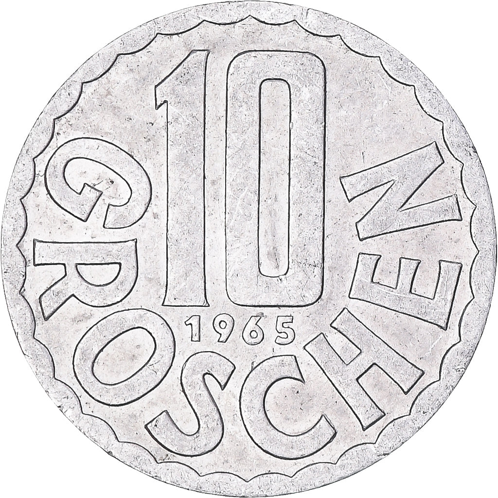 Munten, Oostenrijk, 10 Groschen, 1965