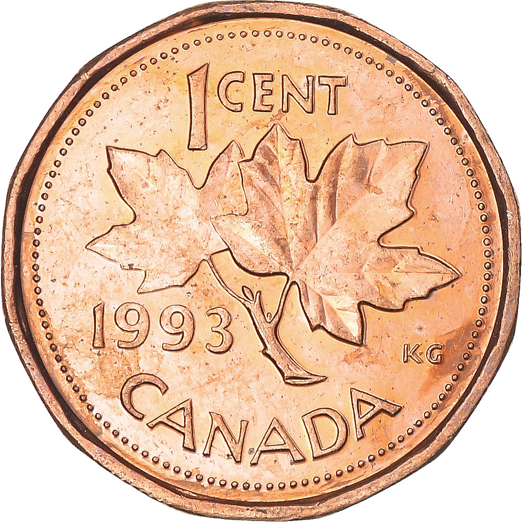 Moneta, Canada, Cent, 1993
