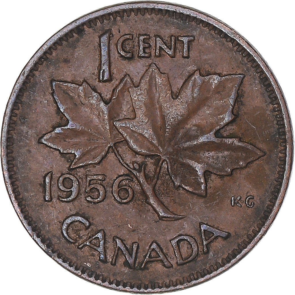 Moneta, Canada, Cent, 1956