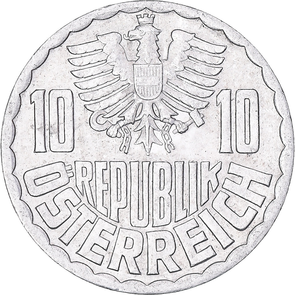 Munten, Oostenrijk, 10 Groschen, 1966
