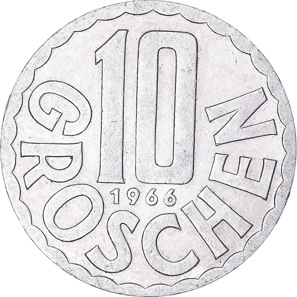 Munten, Oostenrijk, 10 Groschen, 1966