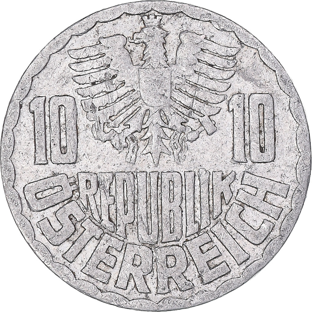 Münze, Österreich, 10 Groschen, 1955