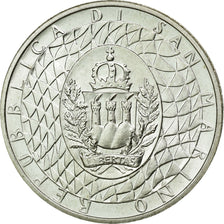 Moneda, San Marino, 1000 Lire, 1990, Roma, SC, Plata, KM:247