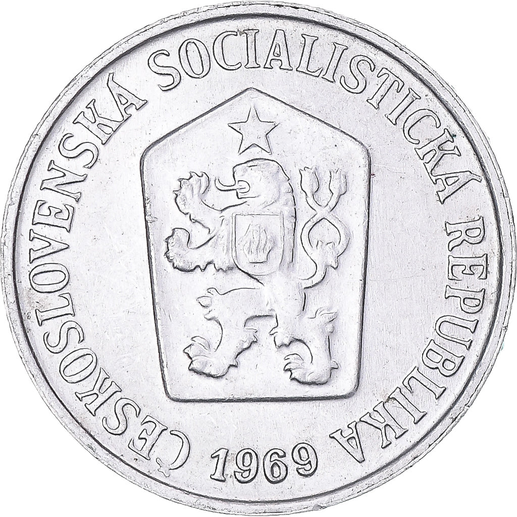Moneta, Cecoslovacchia, 10 Haleru, 1969