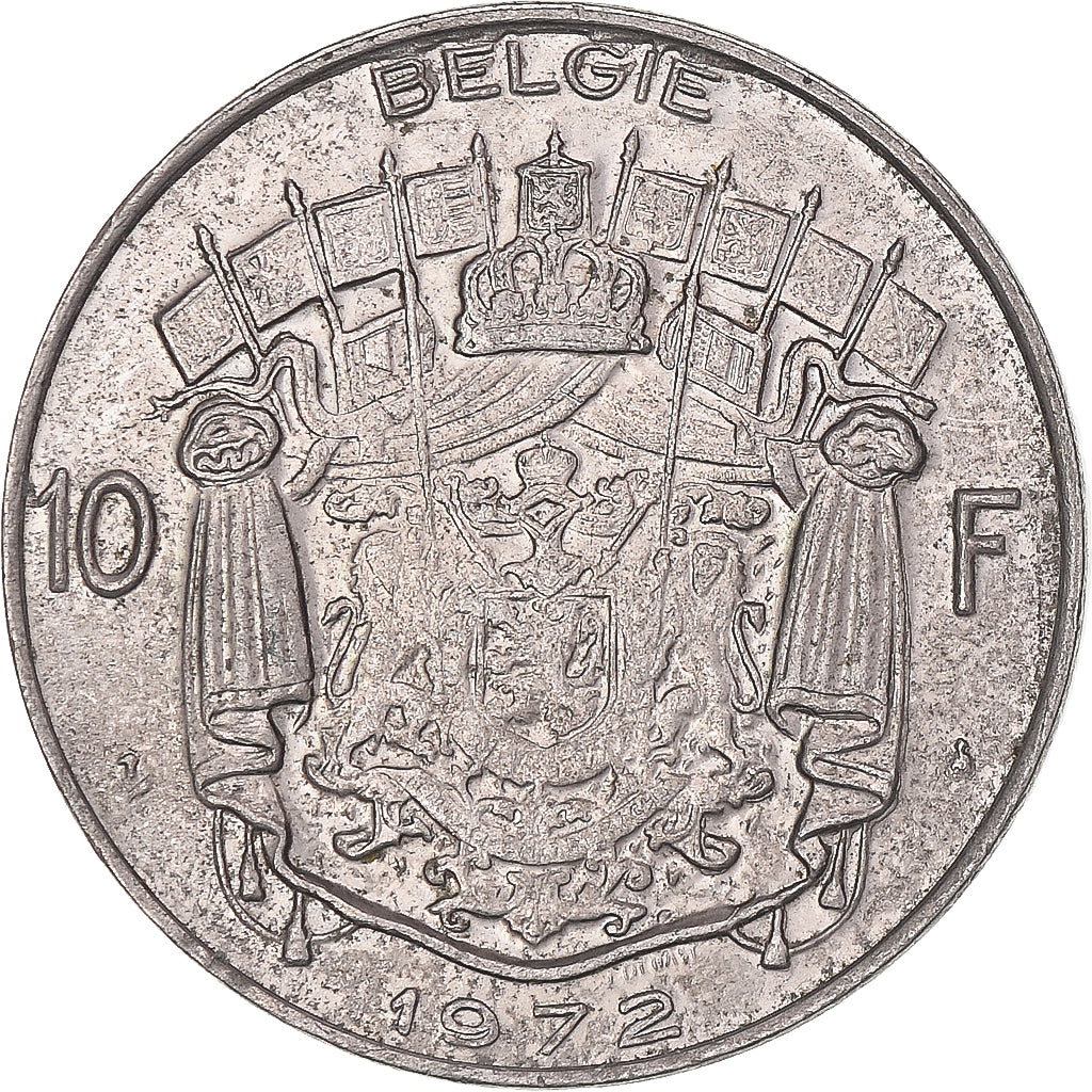 Moneta, Belgia, 10 Francs, 10 Frank, 1972