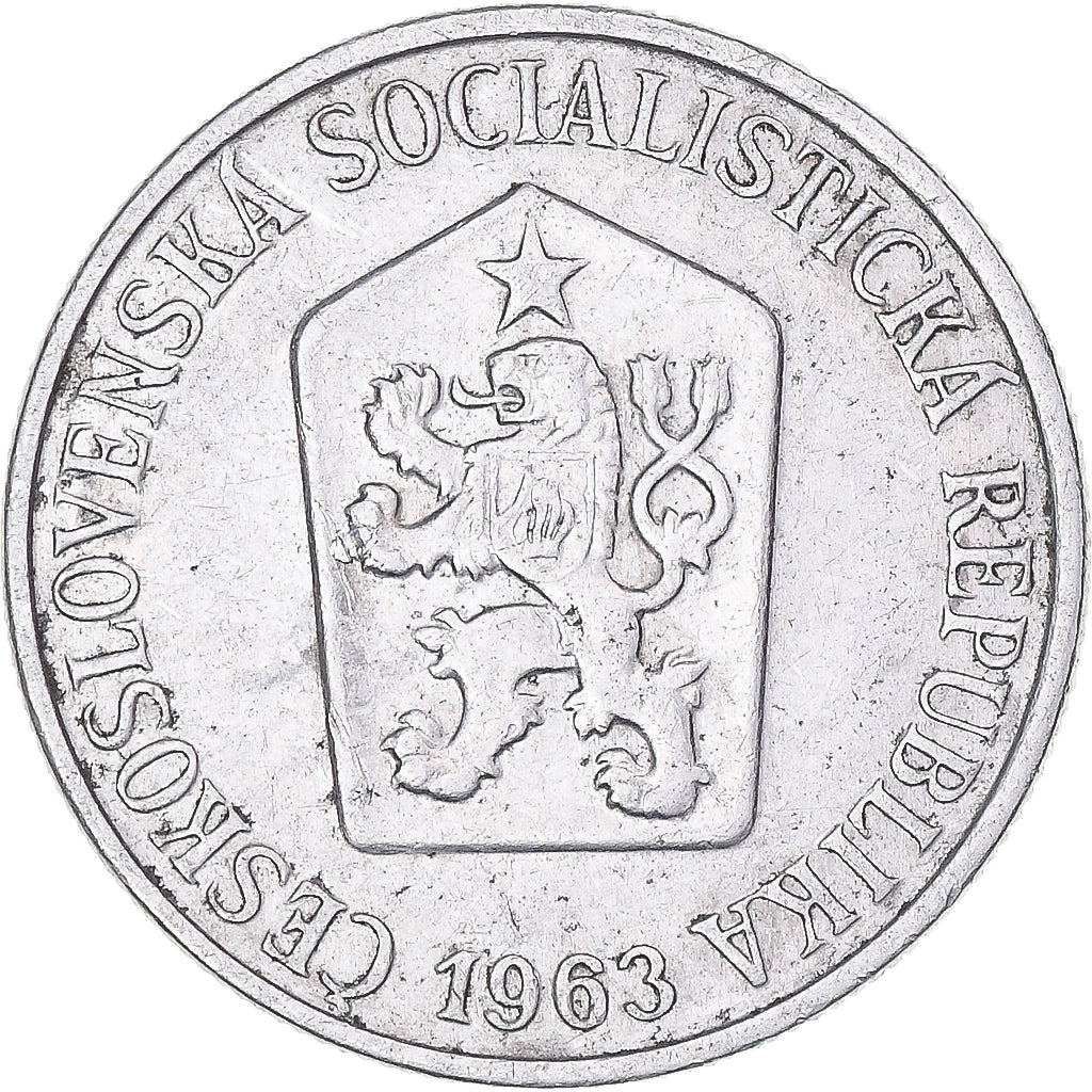 Coin, Czechoslovakia, 25 Haleru, 1963