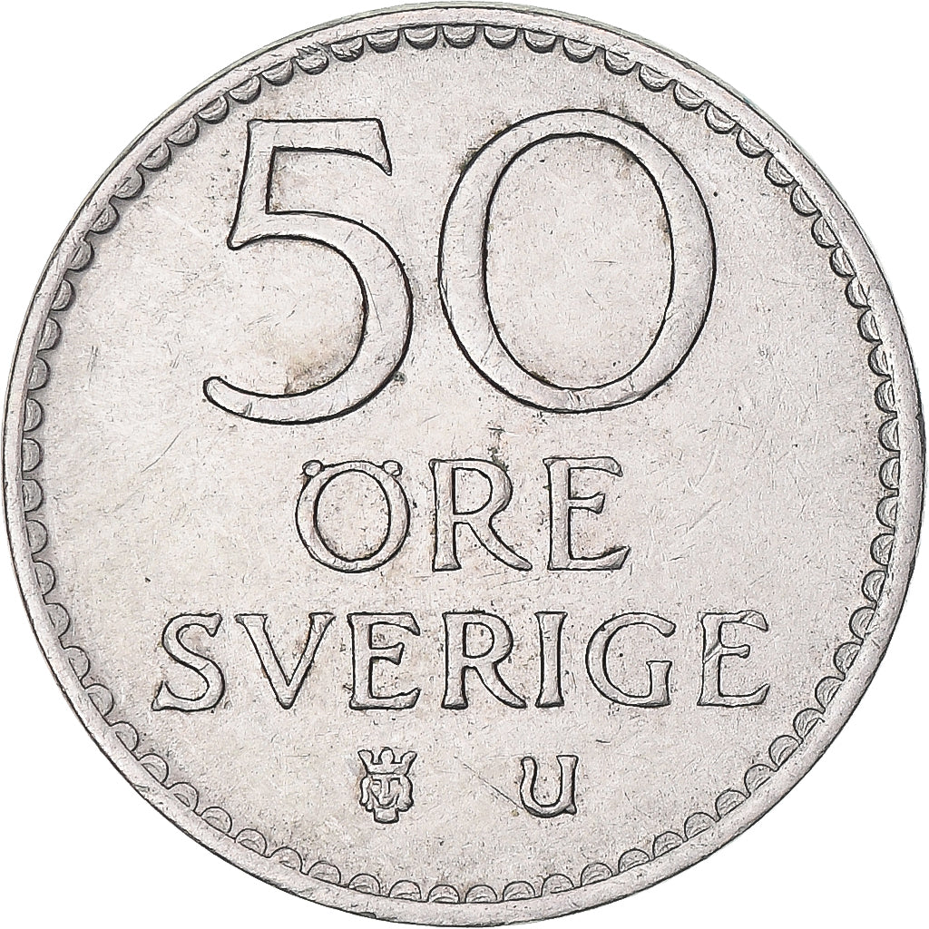 Moneda, Suecia, 50 Öre, 1964