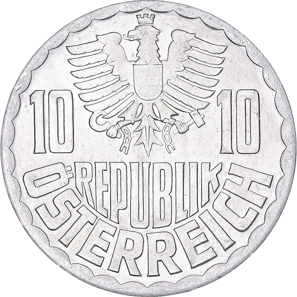 Munten, Oostenrijk, 10 Groschen, 1969