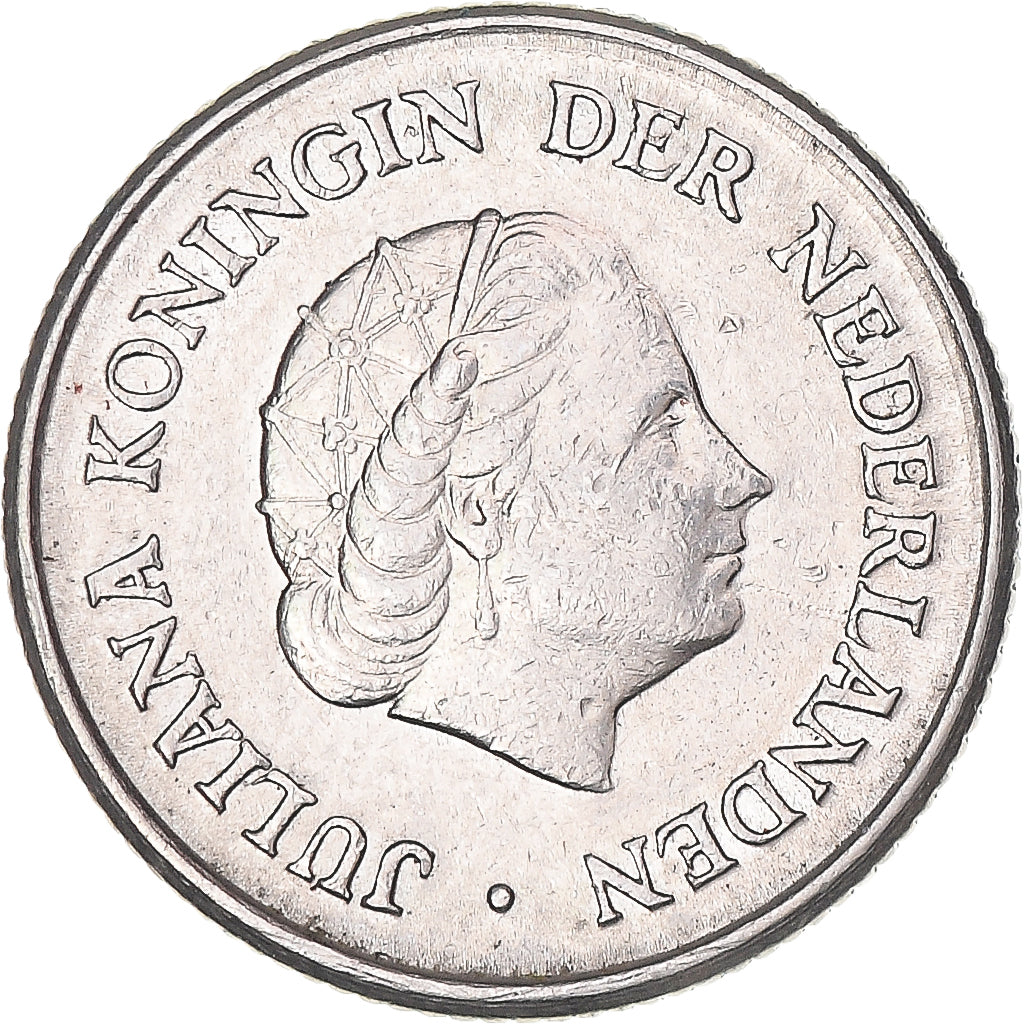 Münze, Niederlande, 25 Cents, 1963