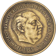 Monnaie, Espagne, 2-1/2 Pesetas, 1953