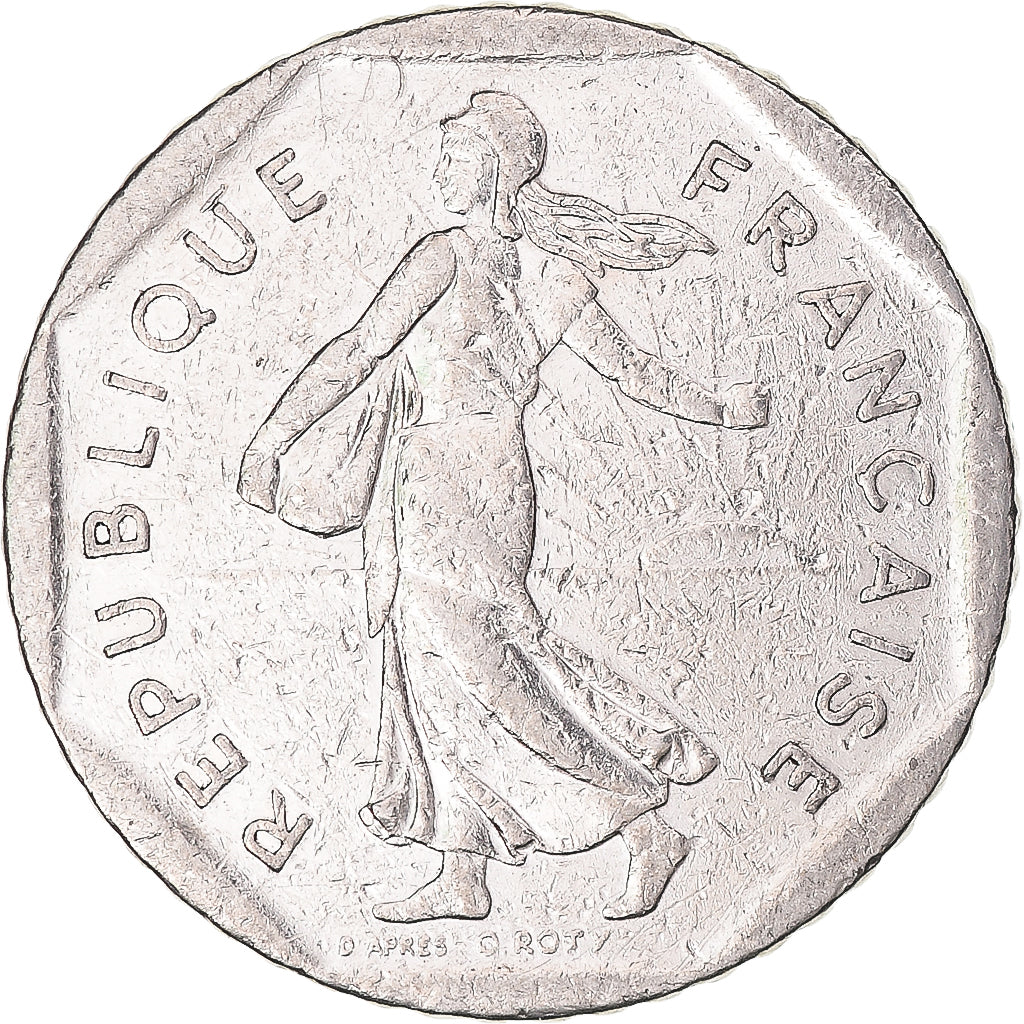 Munten, Frankrijk, 2 Francs, 1983