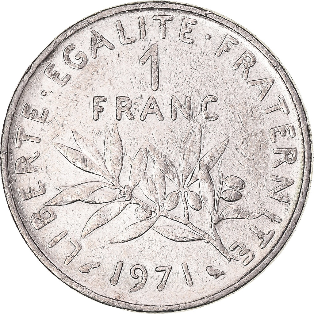 Münze, Frankreich, Franc, 1971