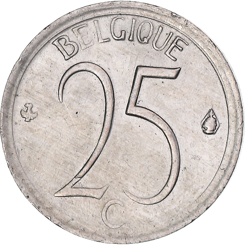 Monnaie, Belgique, 25 Centimes, 1965