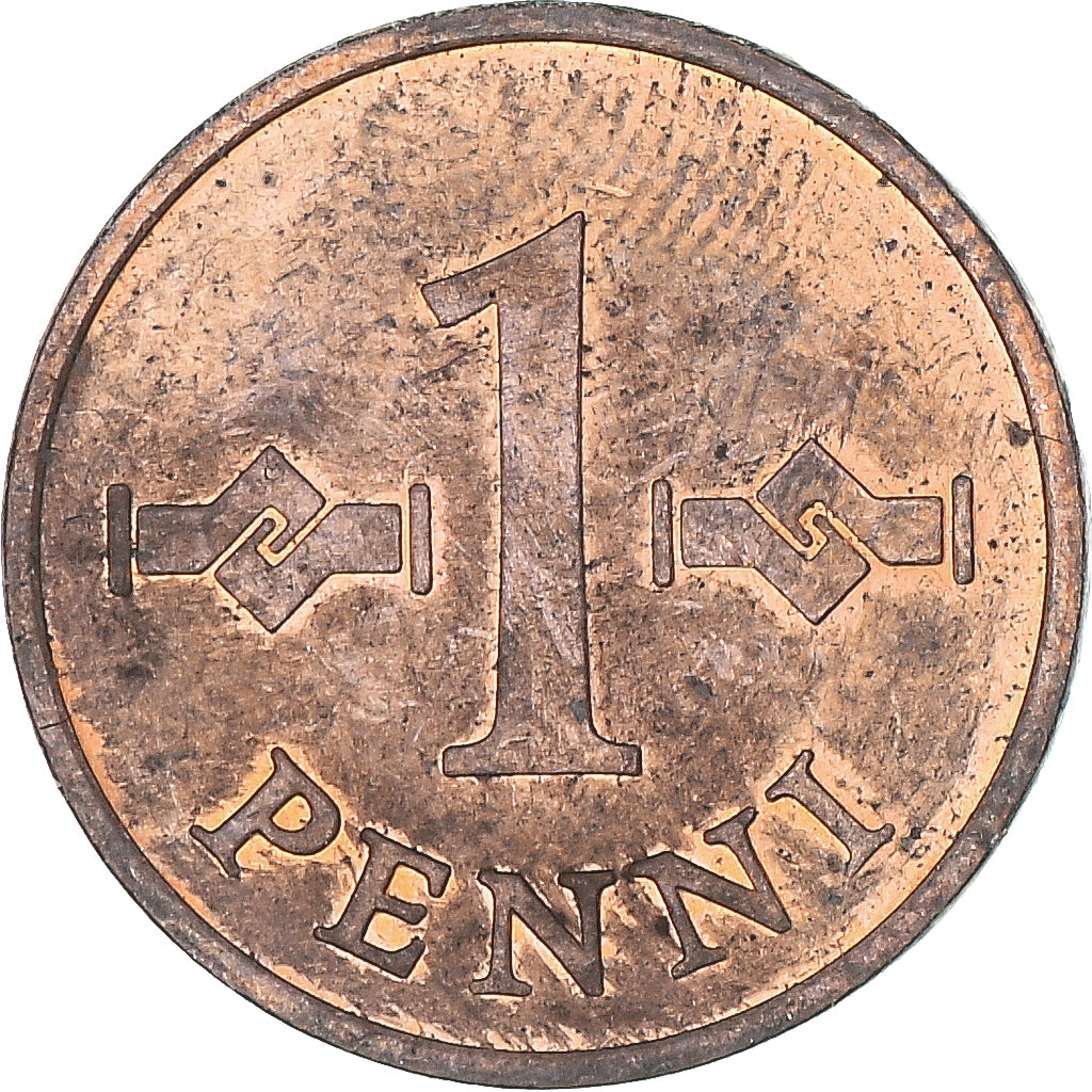 Moneda, Finlandia, Penni, 1969