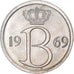 Munten, België, 25 Centimes, 1969