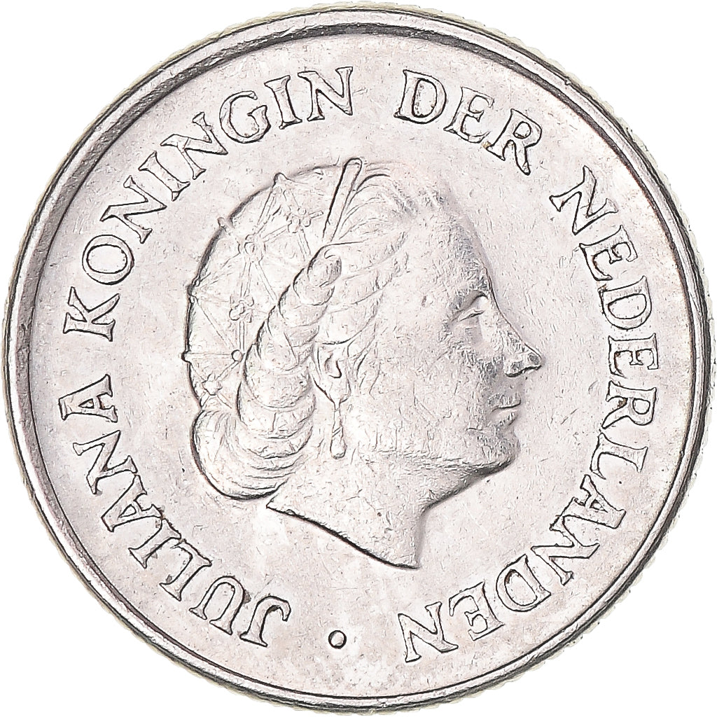 Coin, Netherlands, 25 Cents, 1968