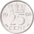 Moeda, Países Baixos, 25 Cents, 1968