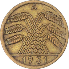 Coin, Germany, 10 Reichspfennig, 1931