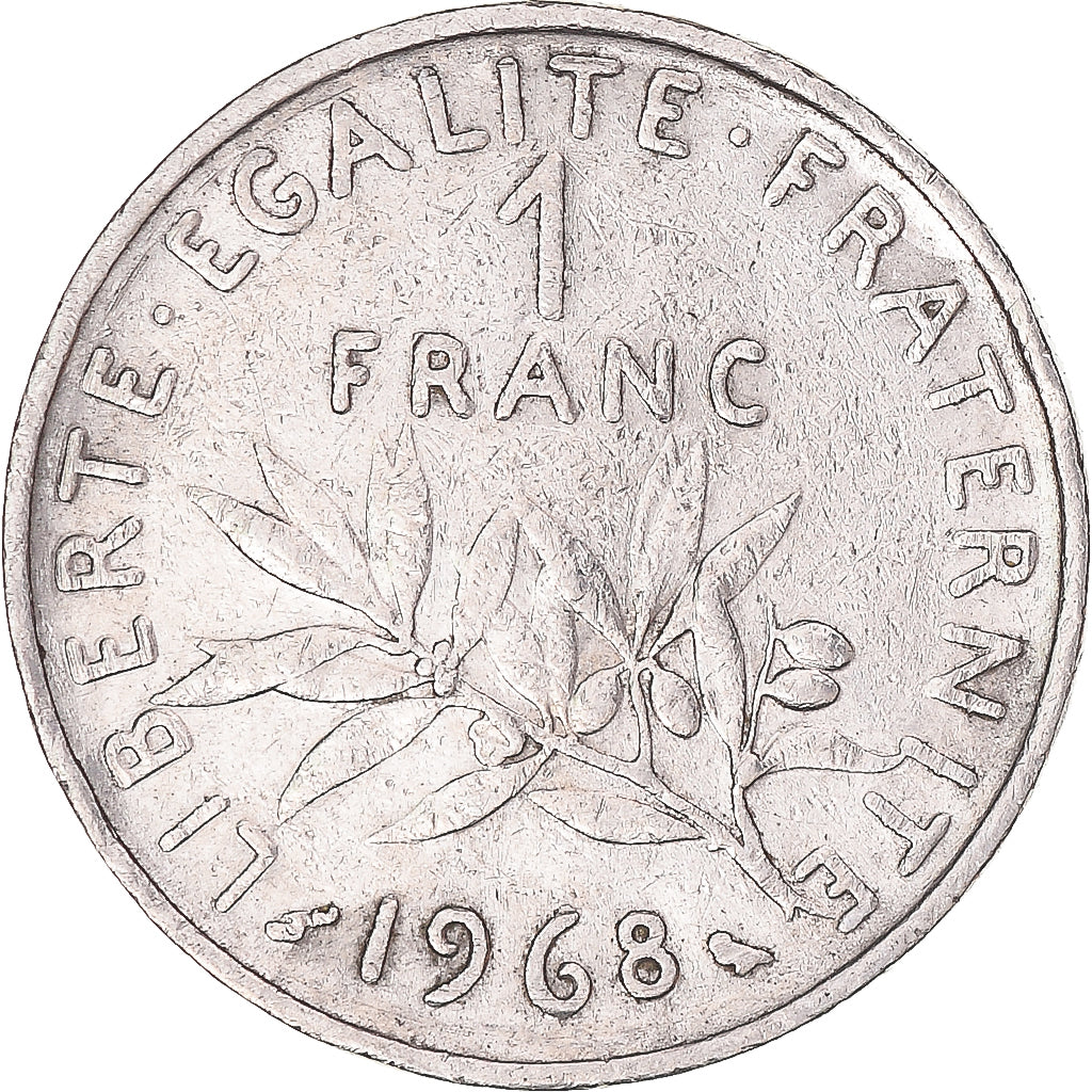 Monnaie, France, Franc, 1968