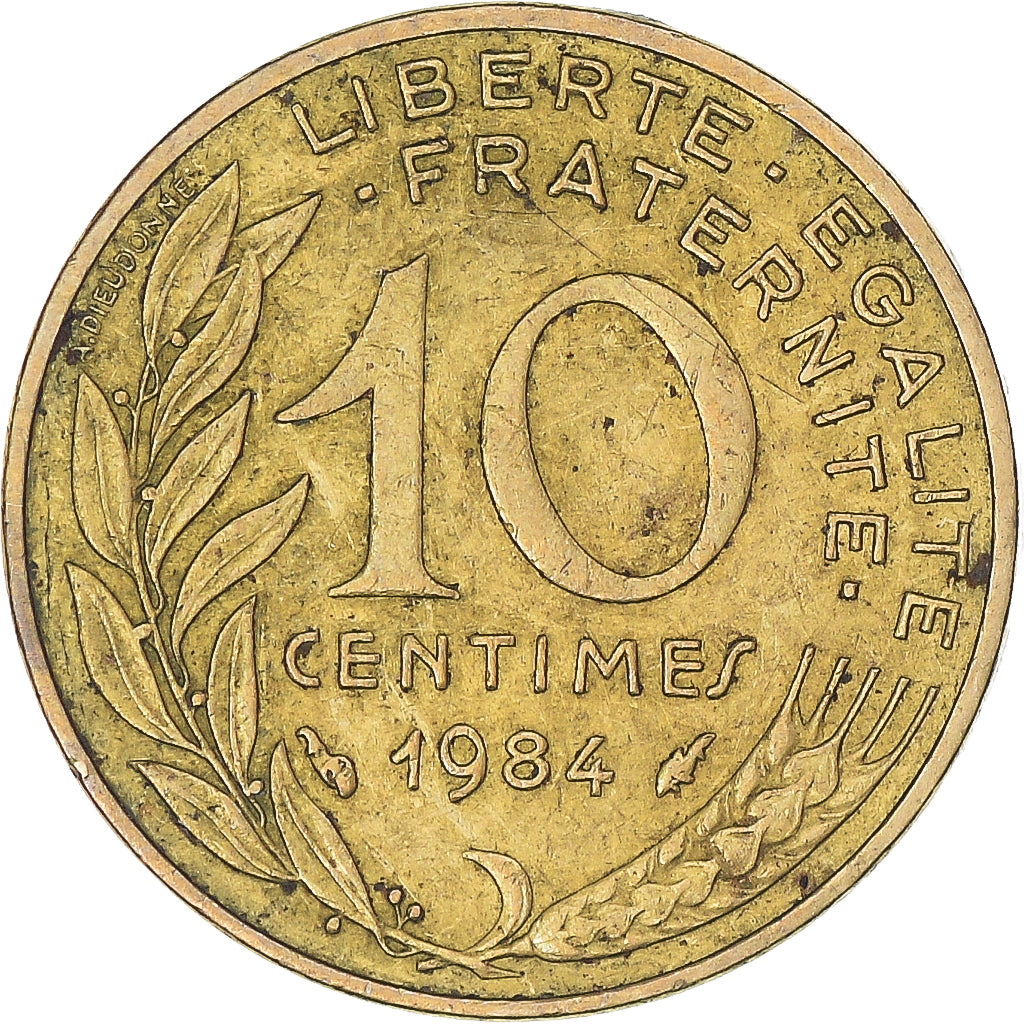Munten, Frankrijk, 10 Centimes, 1984