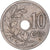Moeda, Bélgica, 10 Centimes, 1904