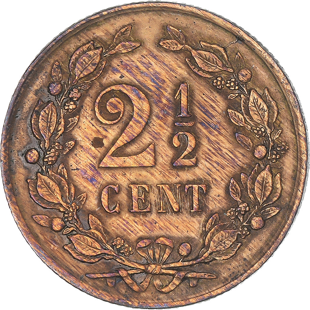 Monnaie, Pays-Bas, 2-1/2 Cent, 1881