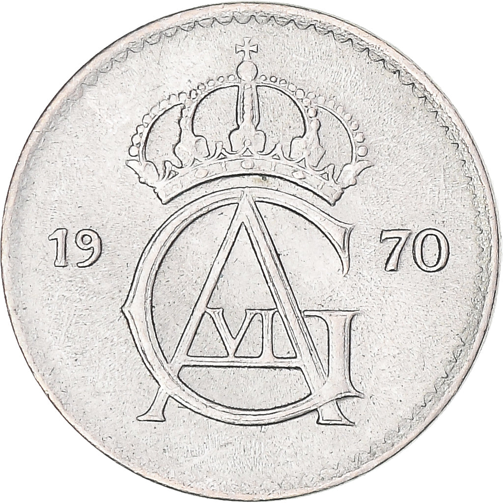 Münze, Schweden, 10 Öre, 1970