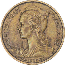Moneta, Madagascar, 10 Francs, 1953