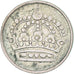 Monnaie, Suède, 25 Öre, 1958