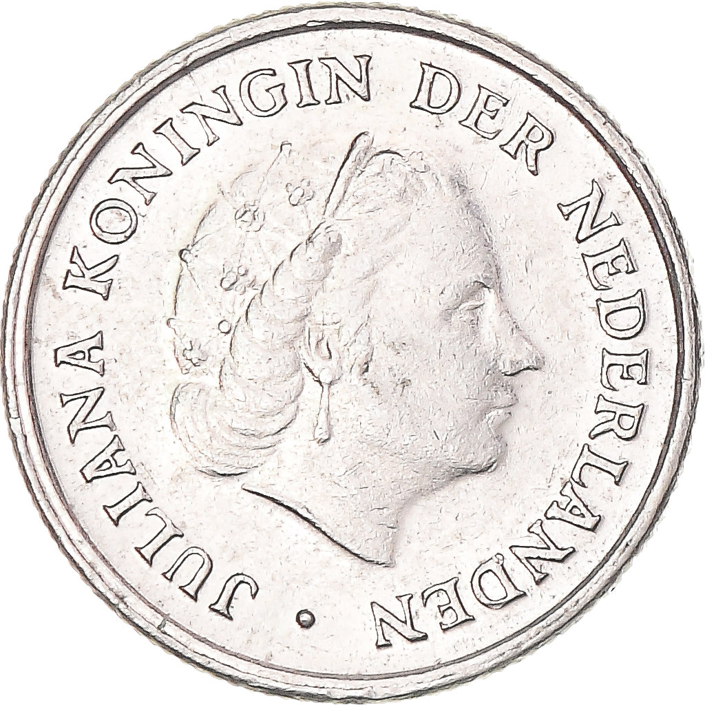 Moeda, Países Baixos, 10 Cents, 1977