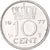 Moeda, Países Baixos, 10 Cents, 1977