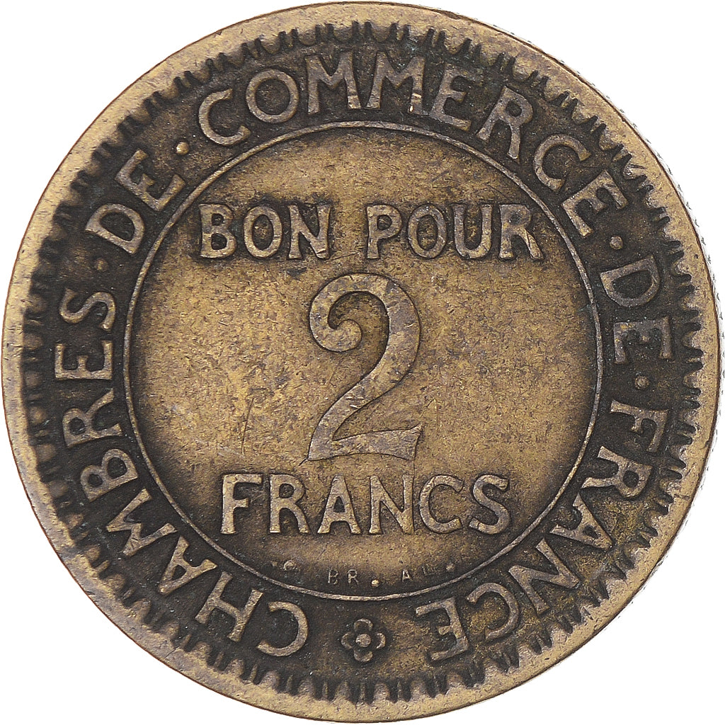 Munten, Frankrijk, 2 Francs, 1921