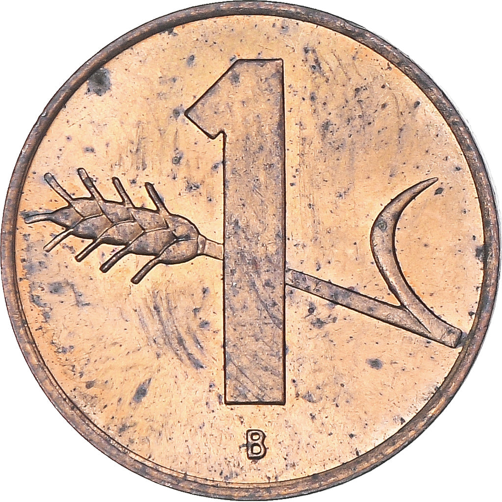 Coin, Switzerland, Rappen, 1967